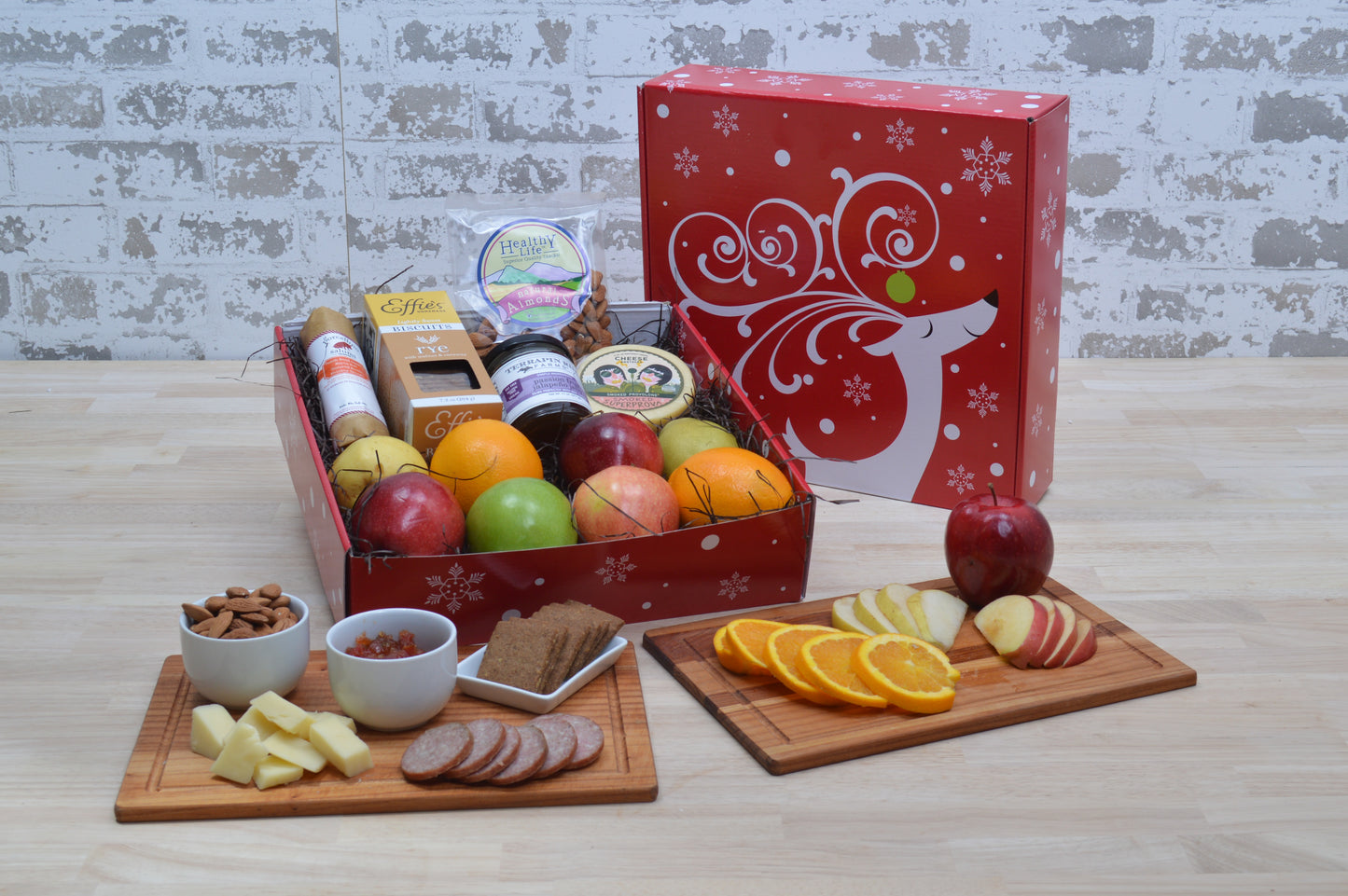 Rudolph's Cheese and Cracker Box