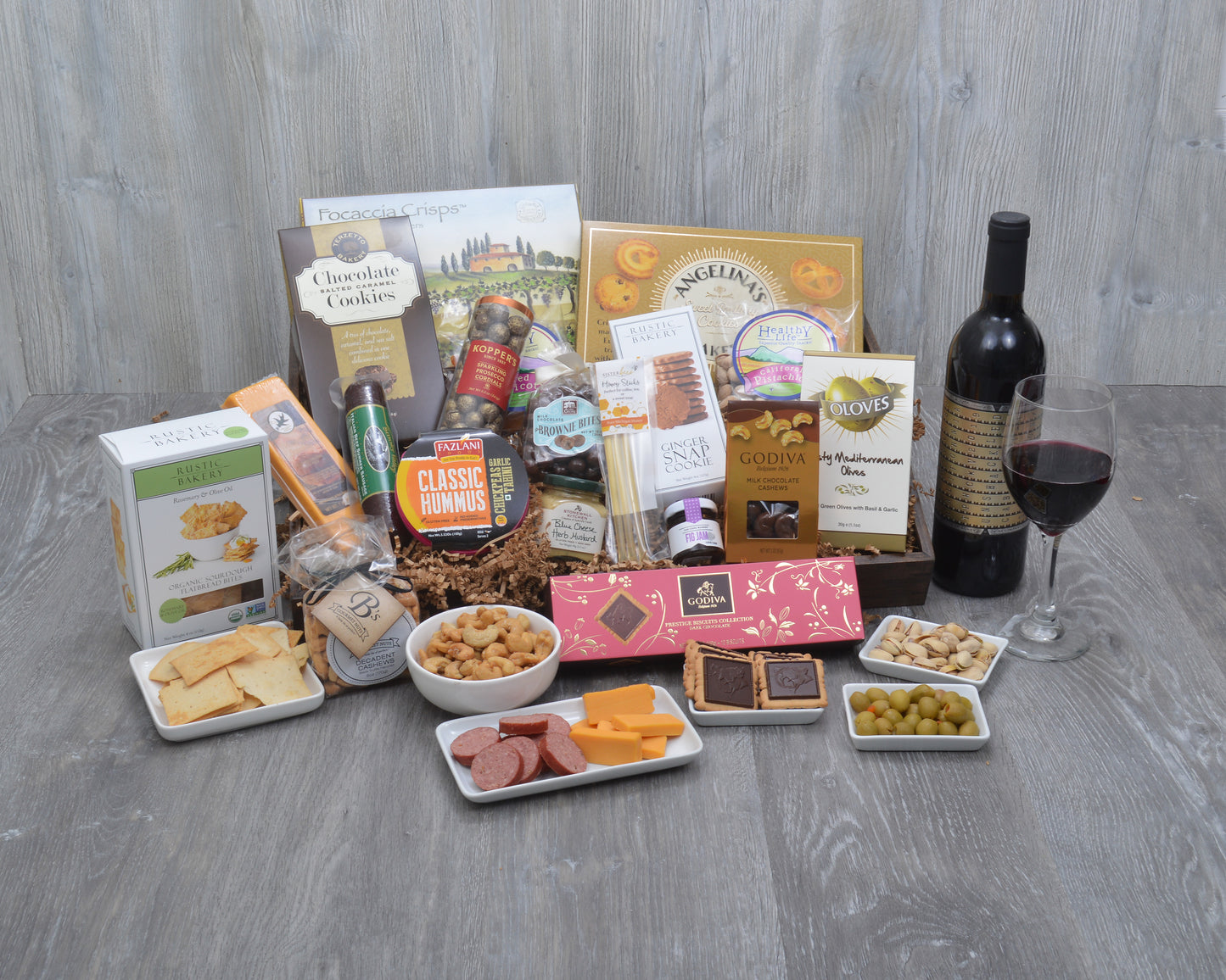Wine and Cheese Tray Premium