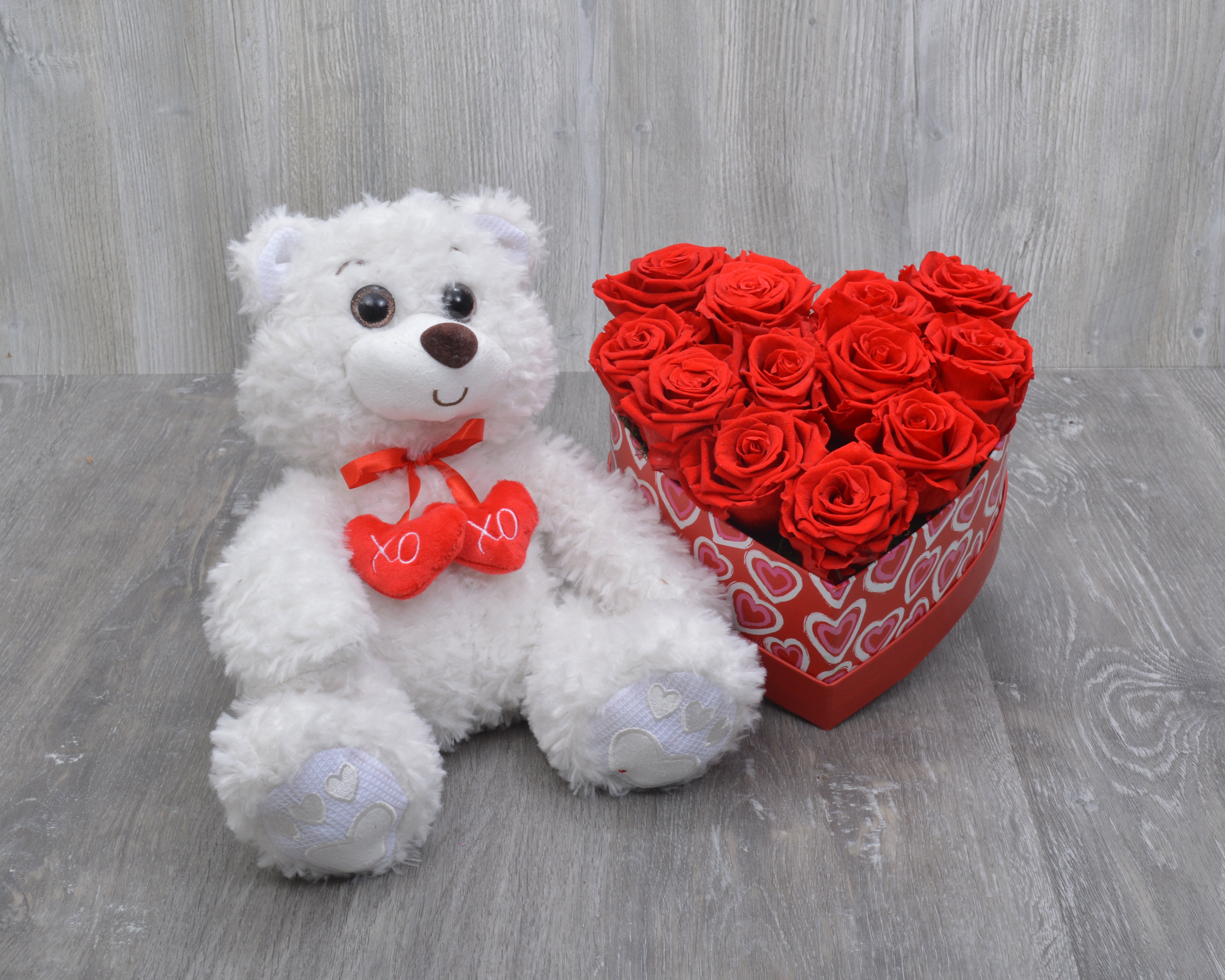 Forever Rose and Bear – Gourmet Gift Company