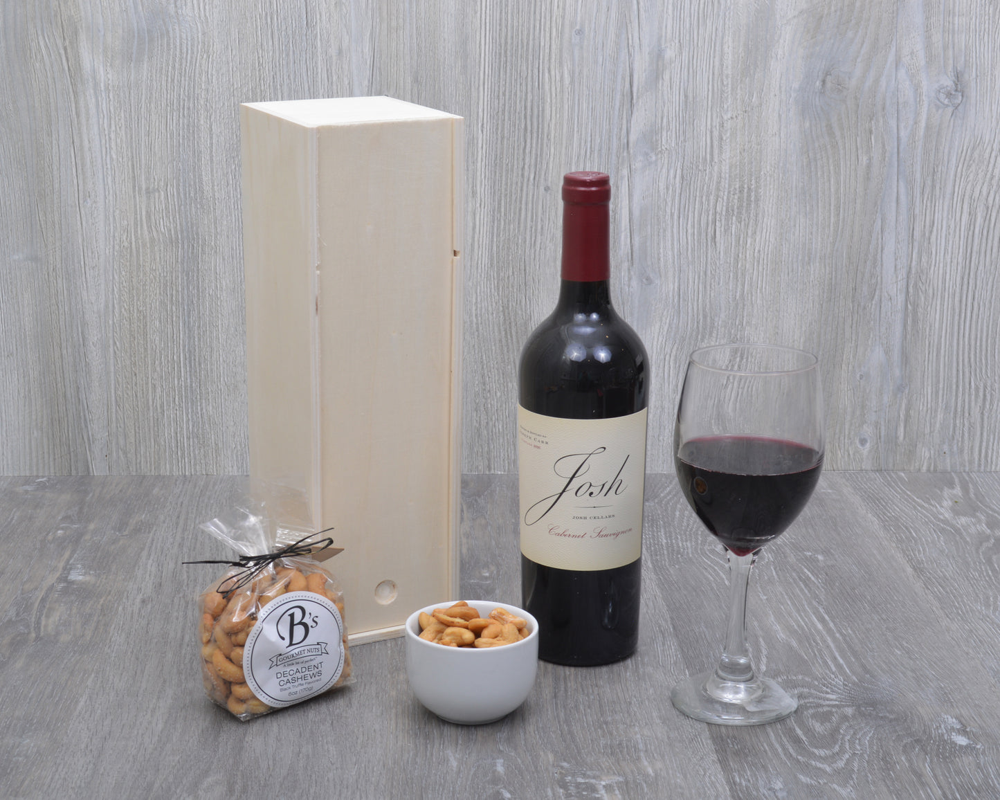 Single Wine and Nut Crate