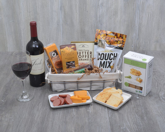 Wine and Cheese wire Basket